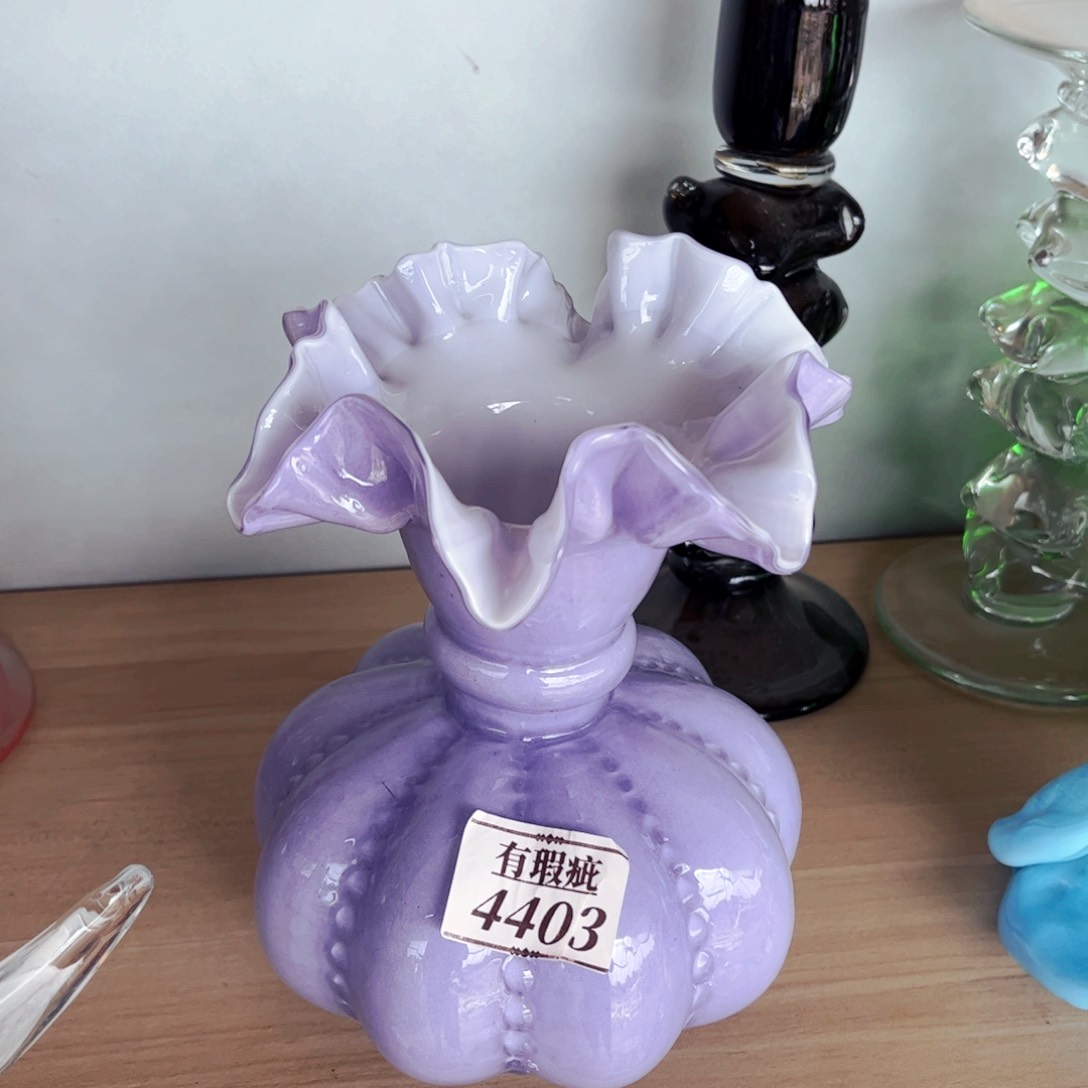 琉璃4403微瑕 花瓶摆件
