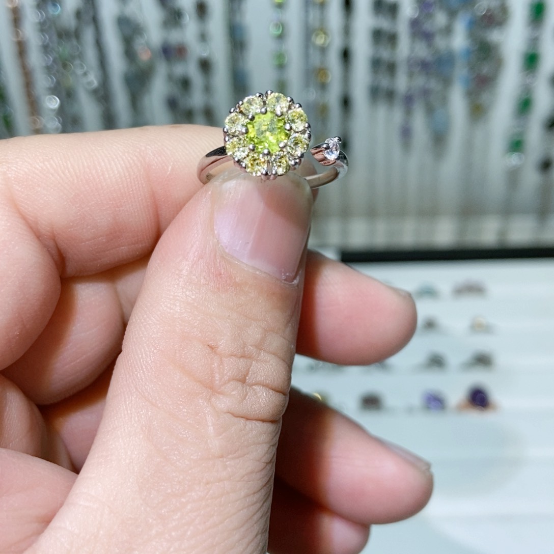 紫晶珠宝半成品银S925镶嵌