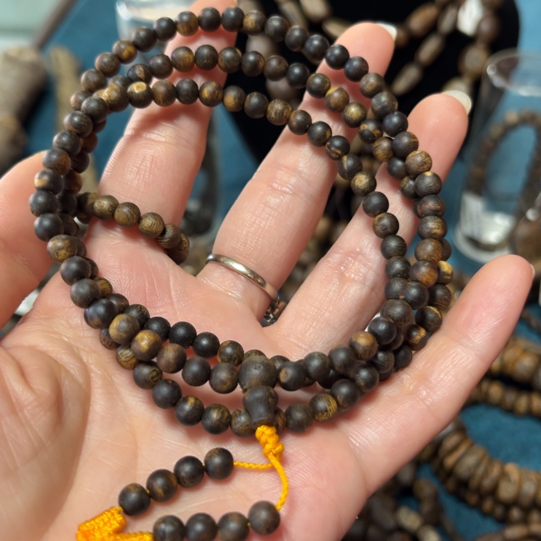 沉香手串张勺子沉水卡5-11克多样性发货一条