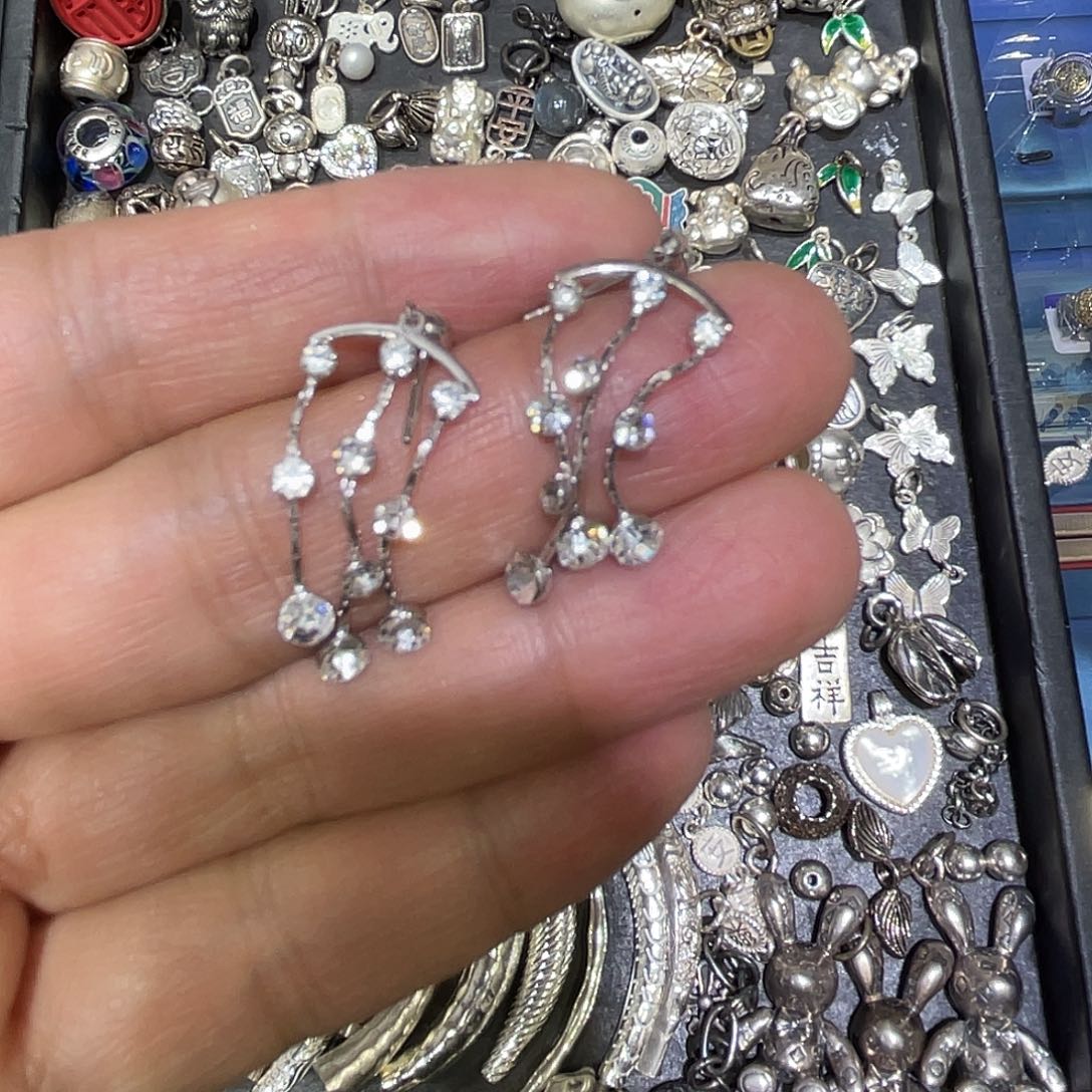 吊坠足银纯银时尚百搭吊坠