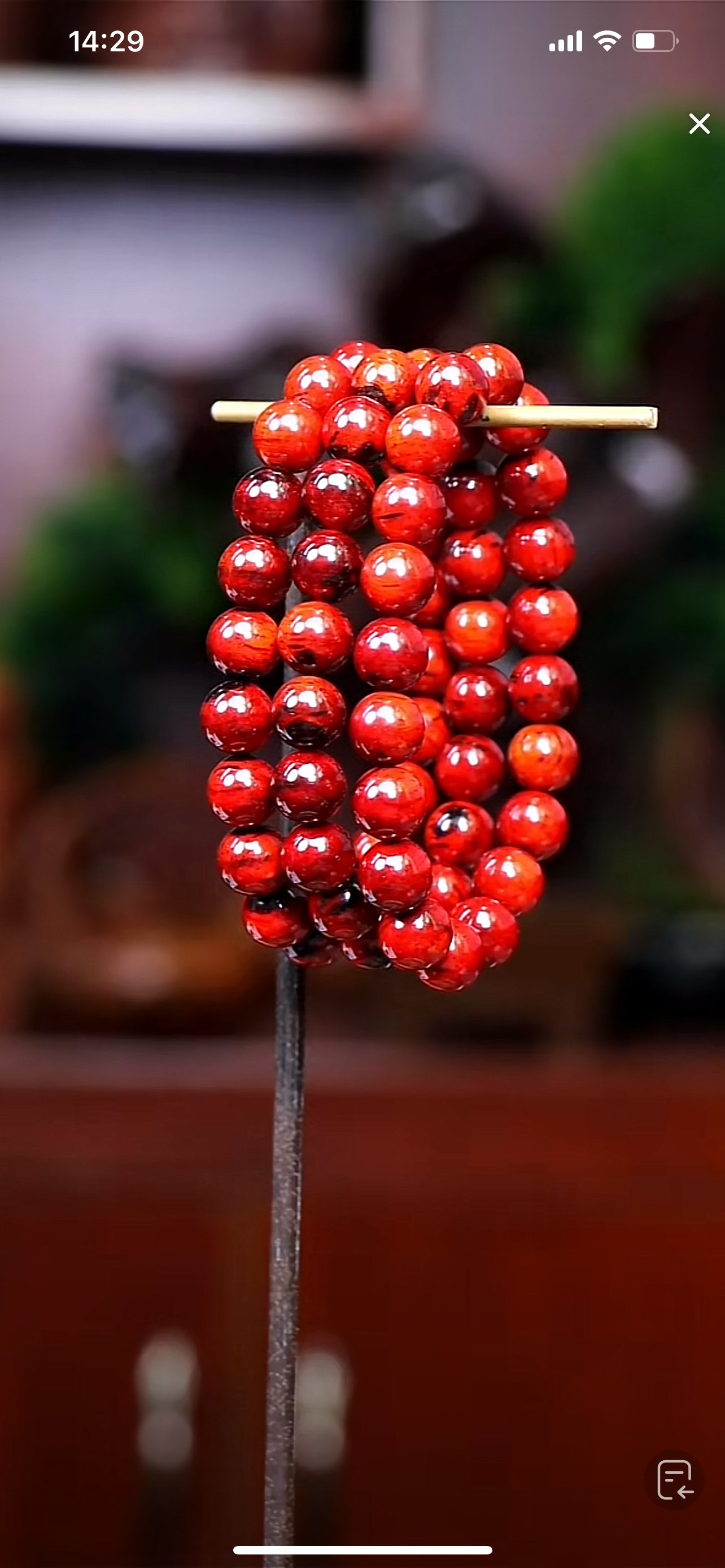 海南红降1.0手串（多样性发一