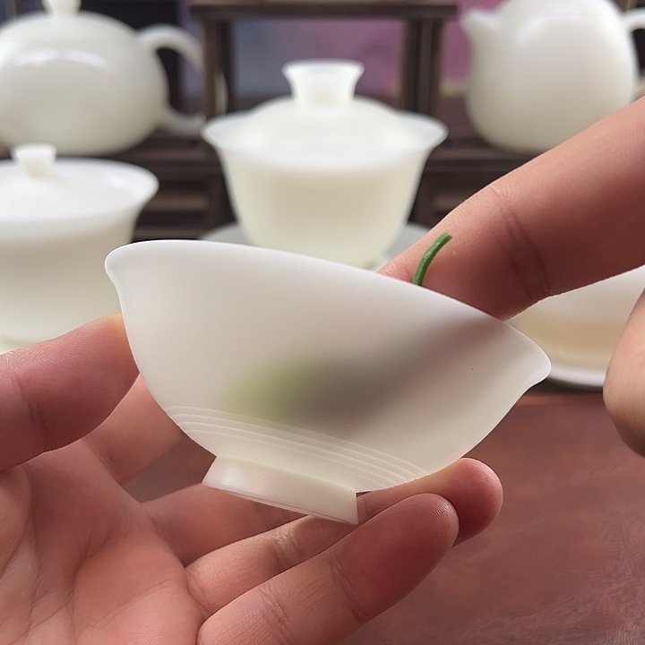 高冰素烧100ml普洱杯