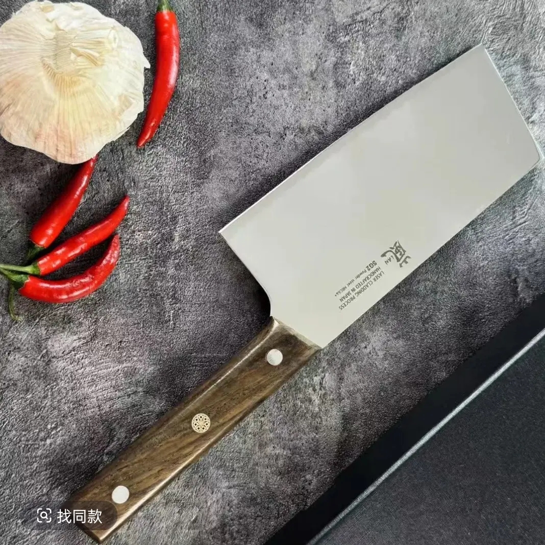 63号 日本回流岚家切片切菜菜刀手工切丝切