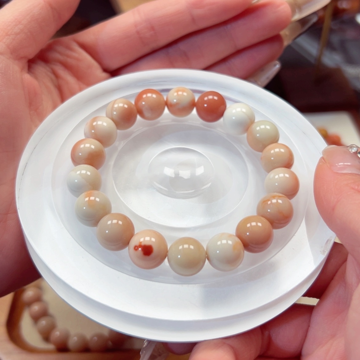 【闪购商品】石英质玉手链未镶嵌阿*99