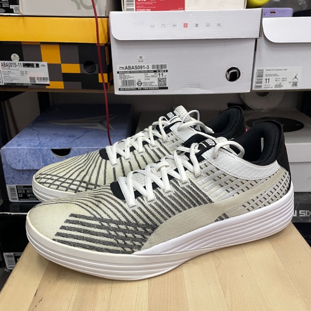 45码/Clyde 黑白/53291/篮球鞋/原盒/194039-03