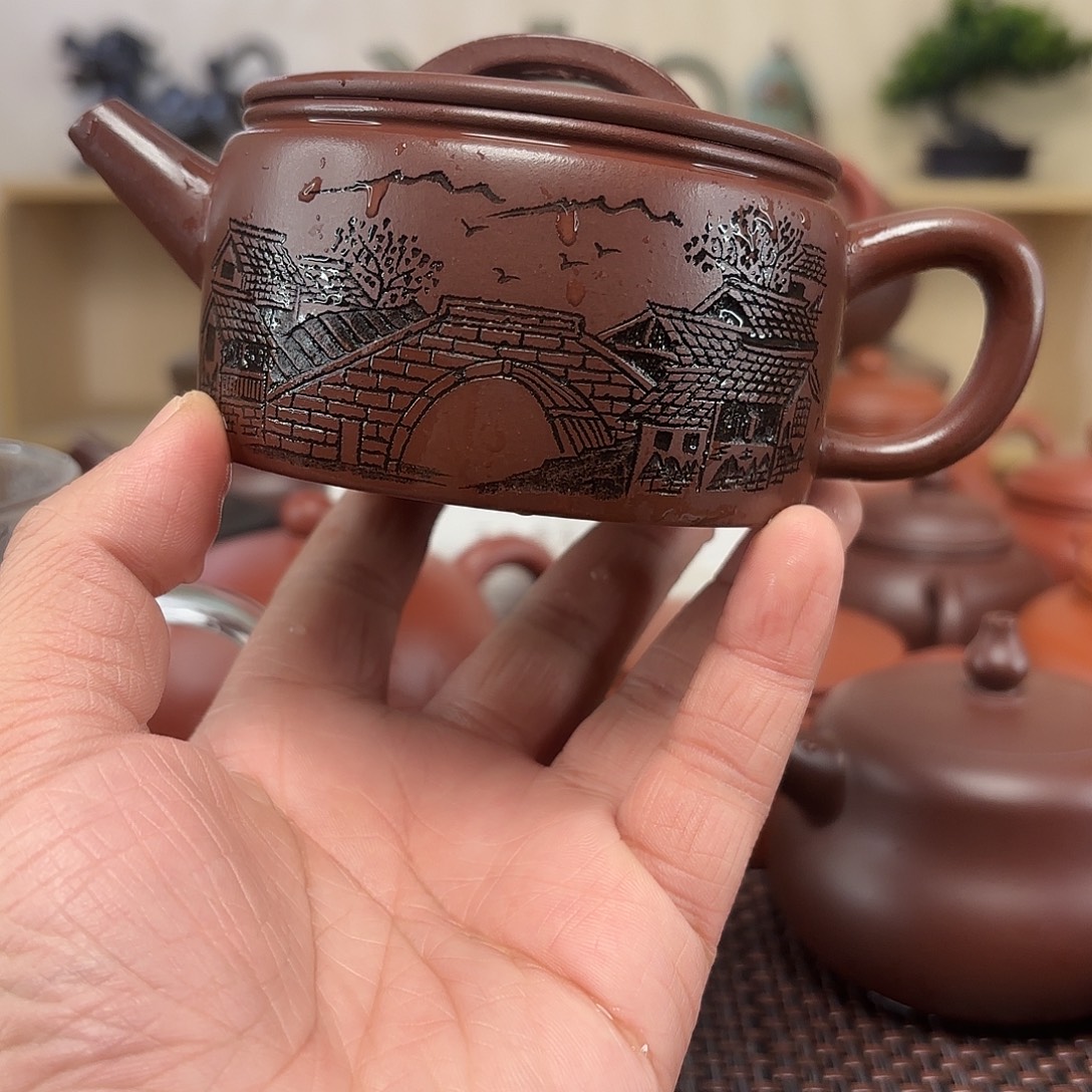 M***晔紫砂茶壶微瑕处理
