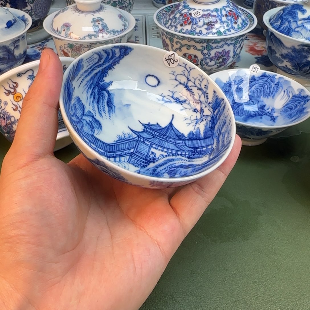 彦祖纯手工手绘茶具294