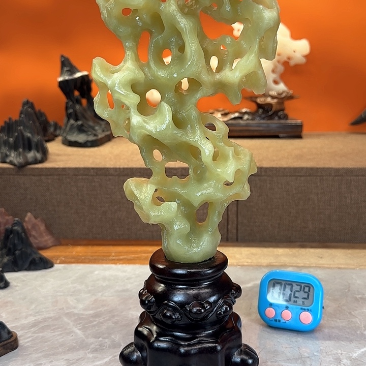 茶宠诸*怡奇石茶宠鱼缸文房摆件 