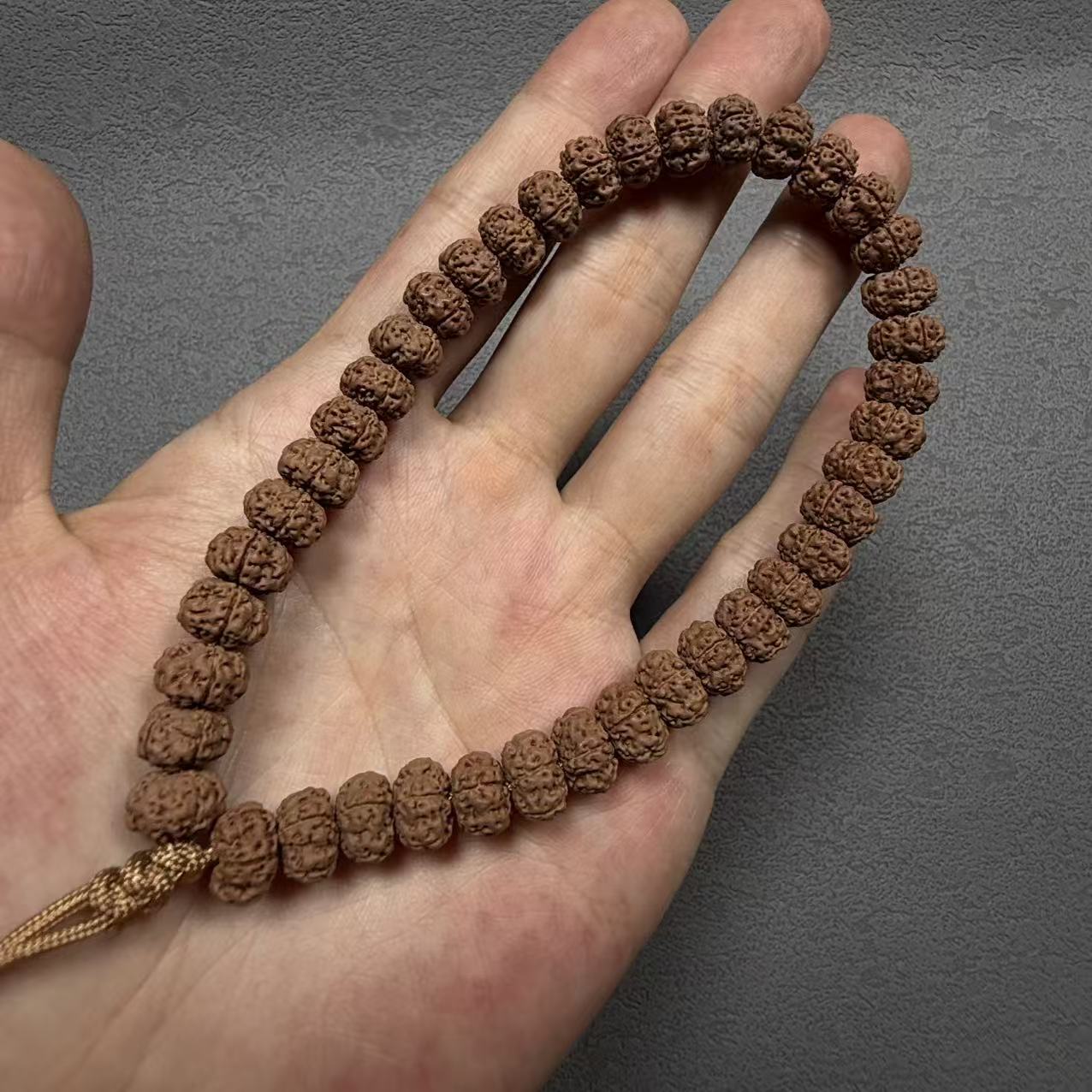 原生树平头细纹文玩手持