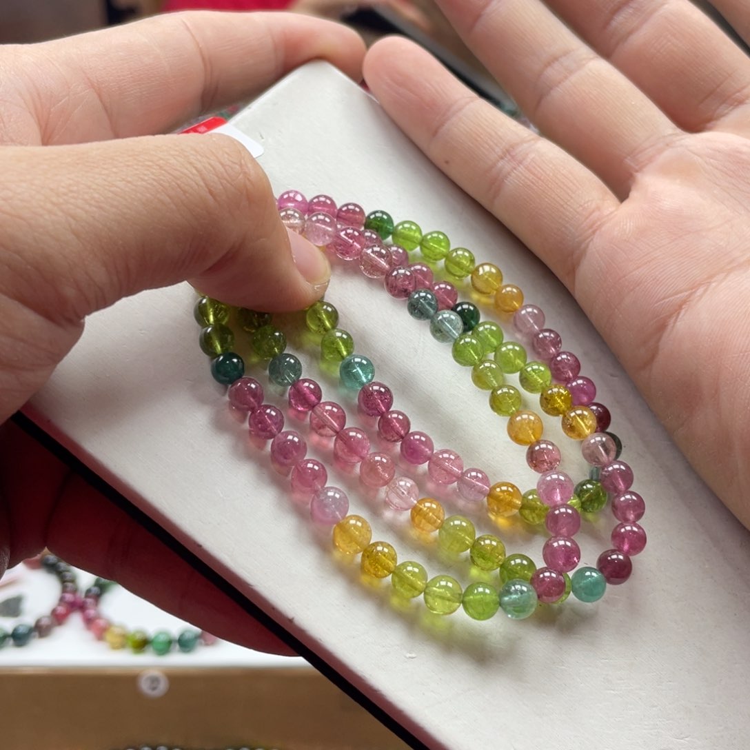 碧玺手串未镶嵌5.8mm.mmmmmmmmmm