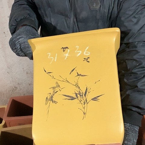 紫砂花盆手工制作