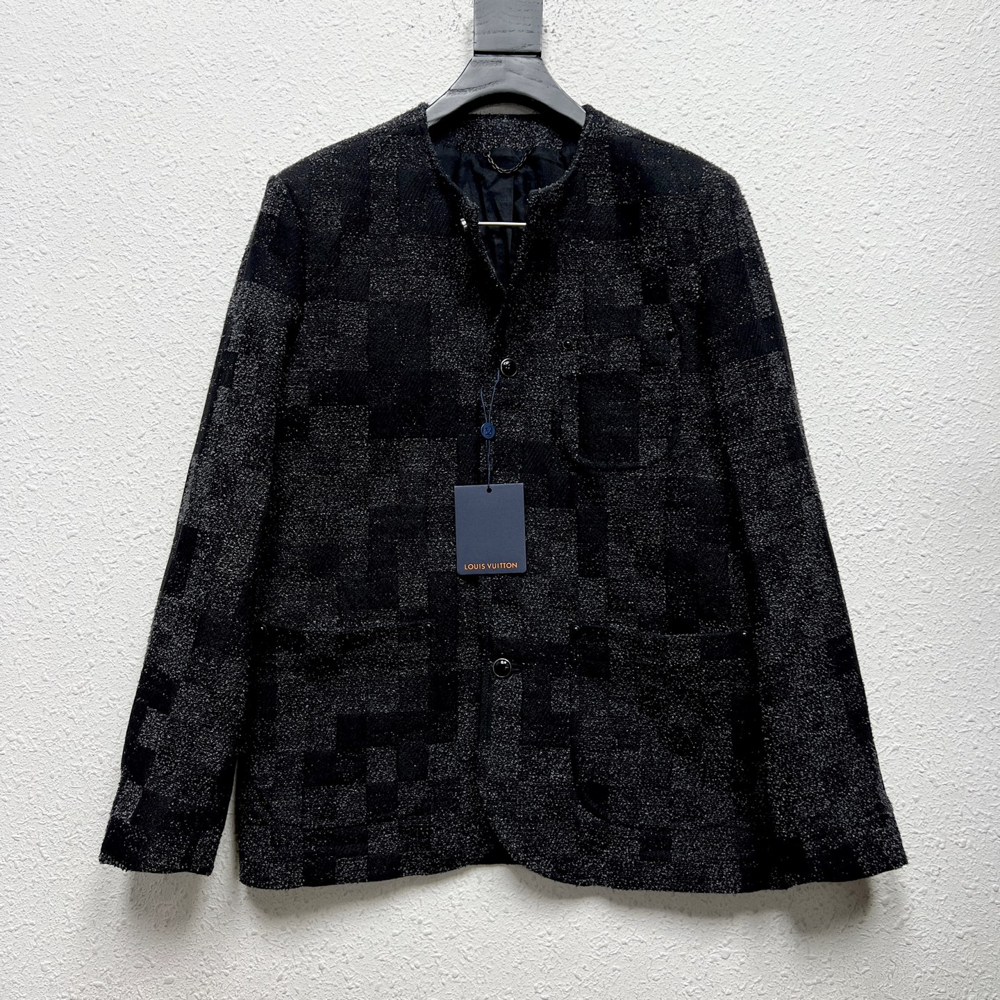 99新 LouisVuitton/路易威登 棋盘格满印单排夹克尺码/48YH18891