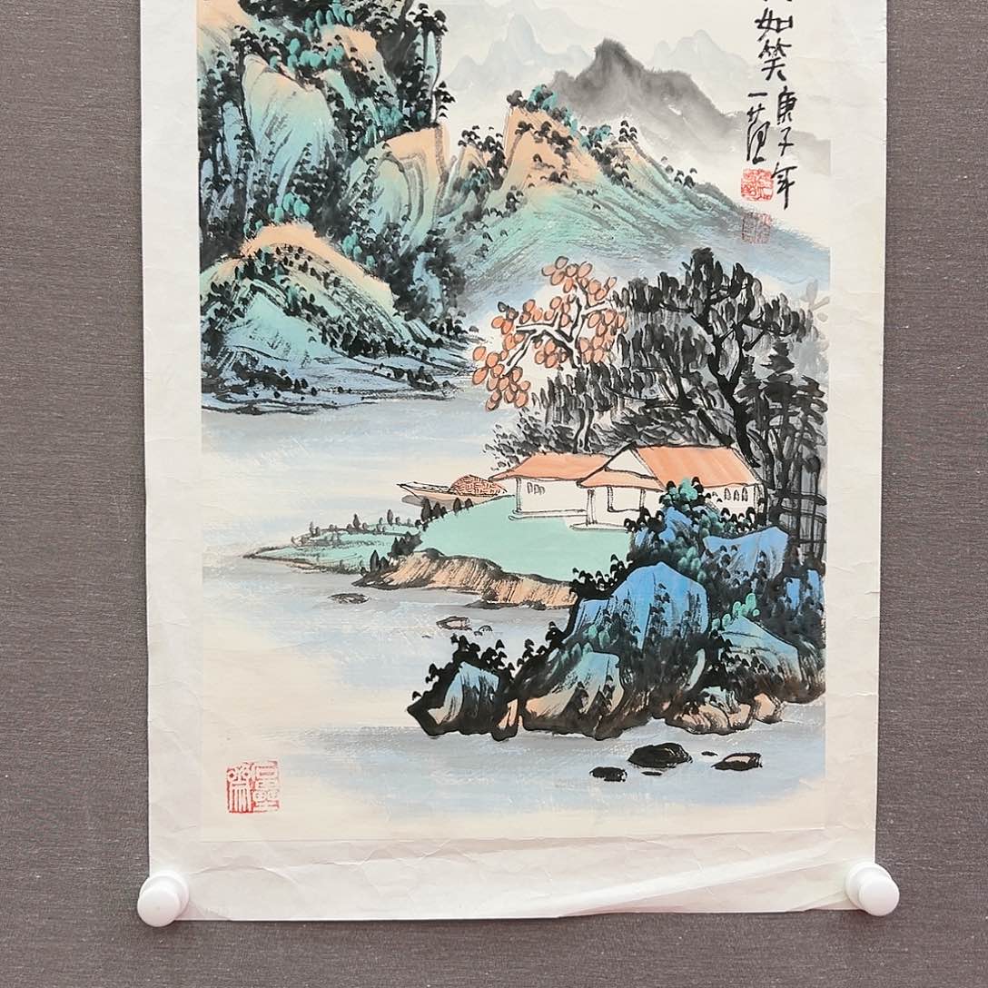 国画姜国华展览原作