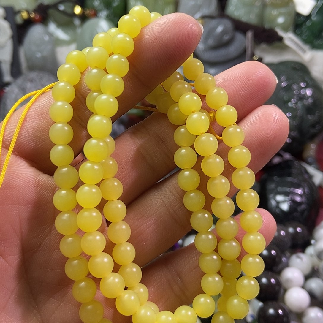 和田玉（糖玉）颈饰未镶嵌