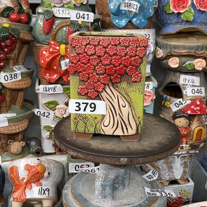 紫砂花盆粗陶材质多肉花盆