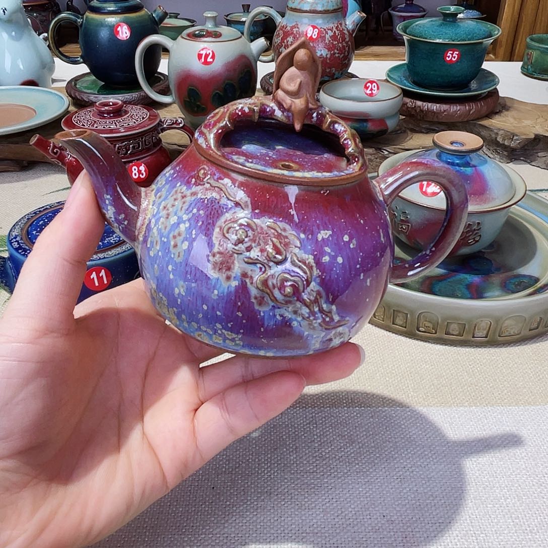 壶禹州钧瓷艺术作品