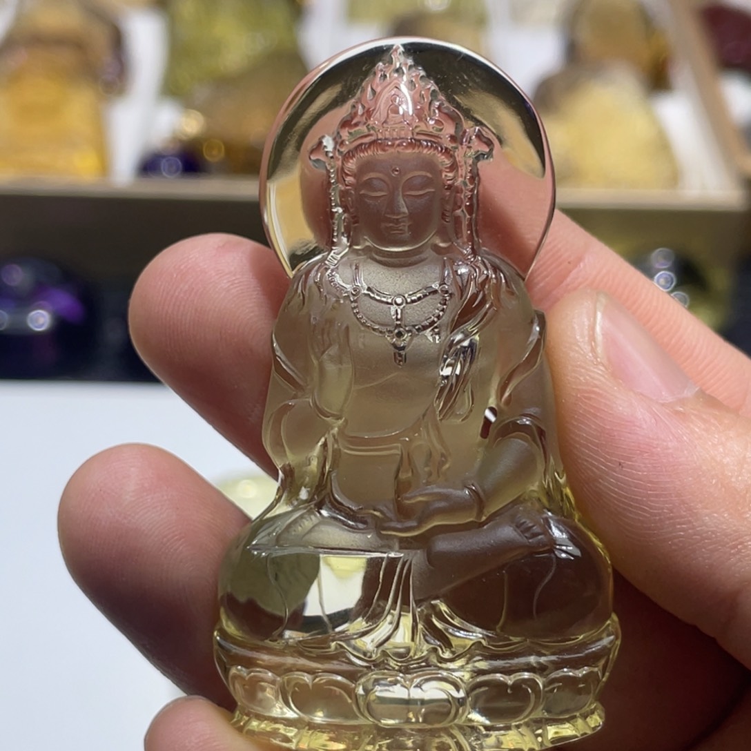 水晶吊坠(赠链)未镶嵌创*定制