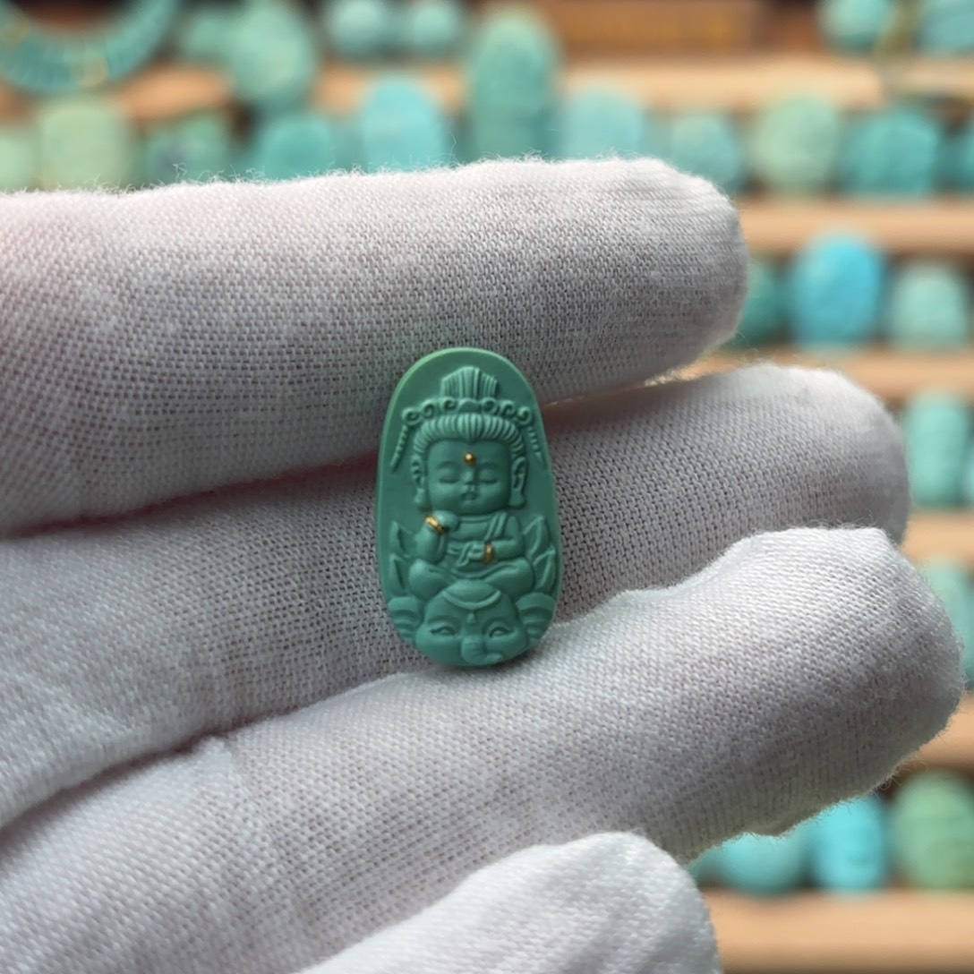 绿松石未镶嵌配饰