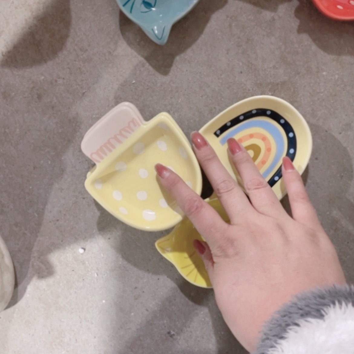 【闪购商品】陶瓷杯碟盘碗微瑕完美主义的鱼拍e***a4………………………………