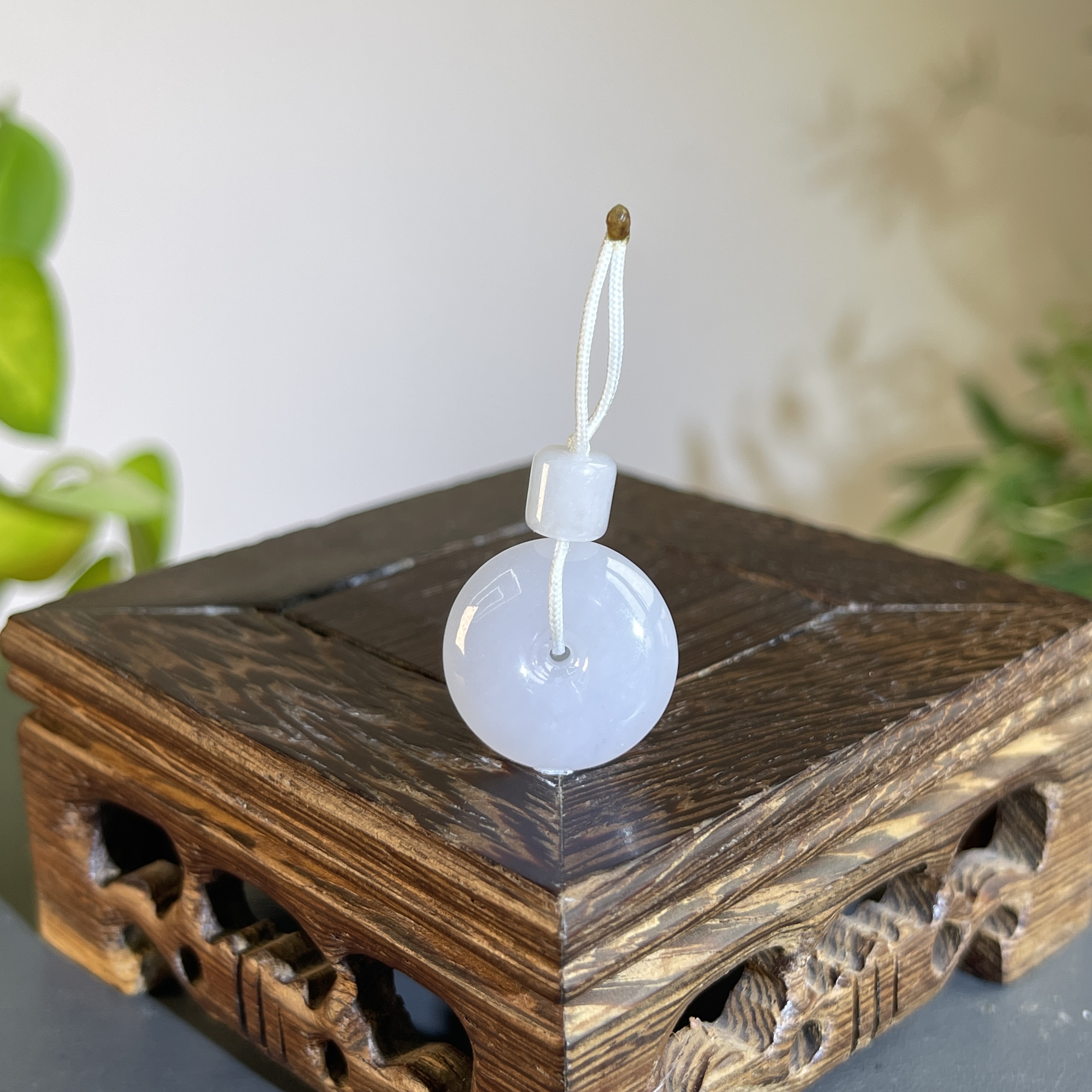 JTW09-28 天然缅甸A货翡翠 平安扣