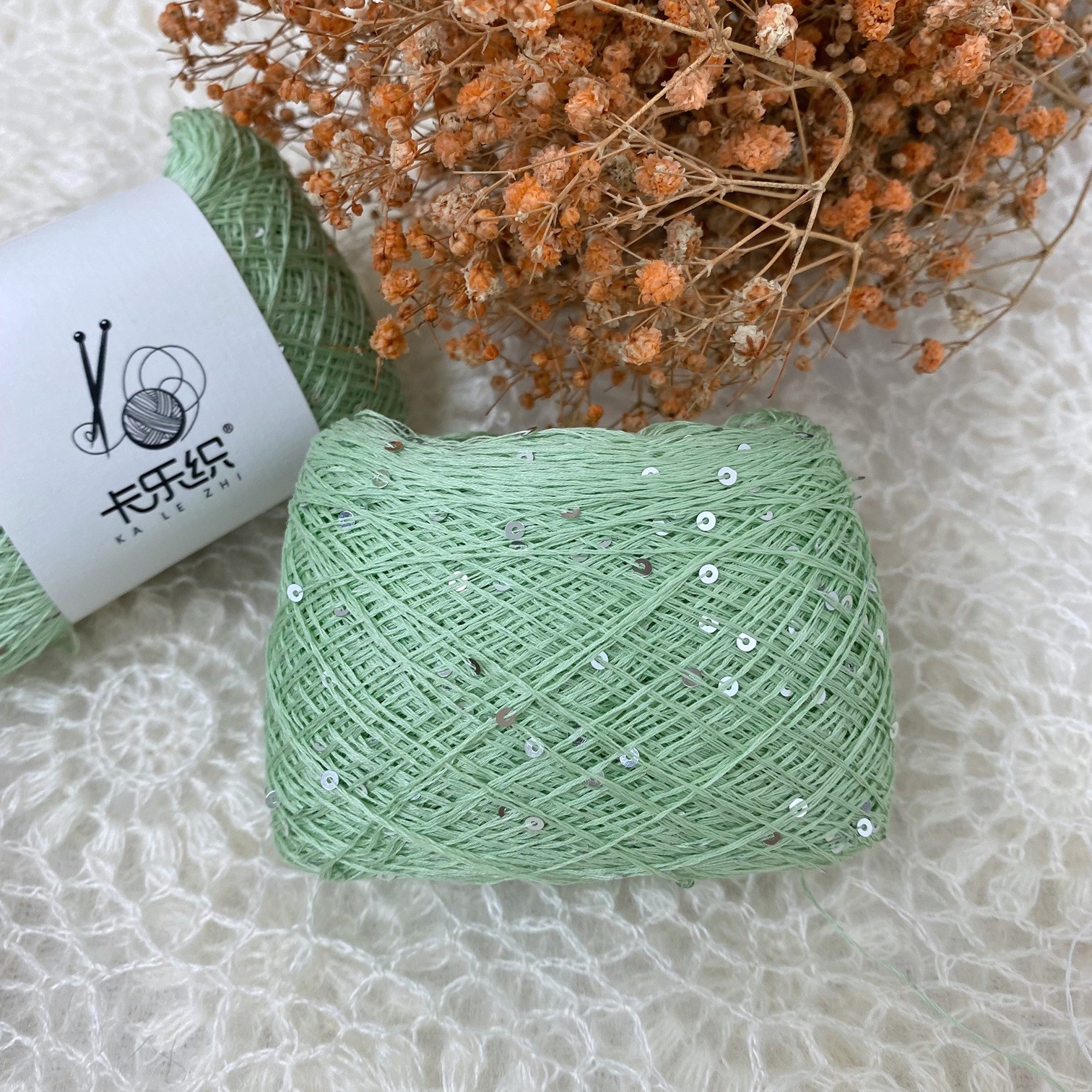  卡乐织 万能大亮片 毛衣配线 手工编织配线 （不含葱）50g/份