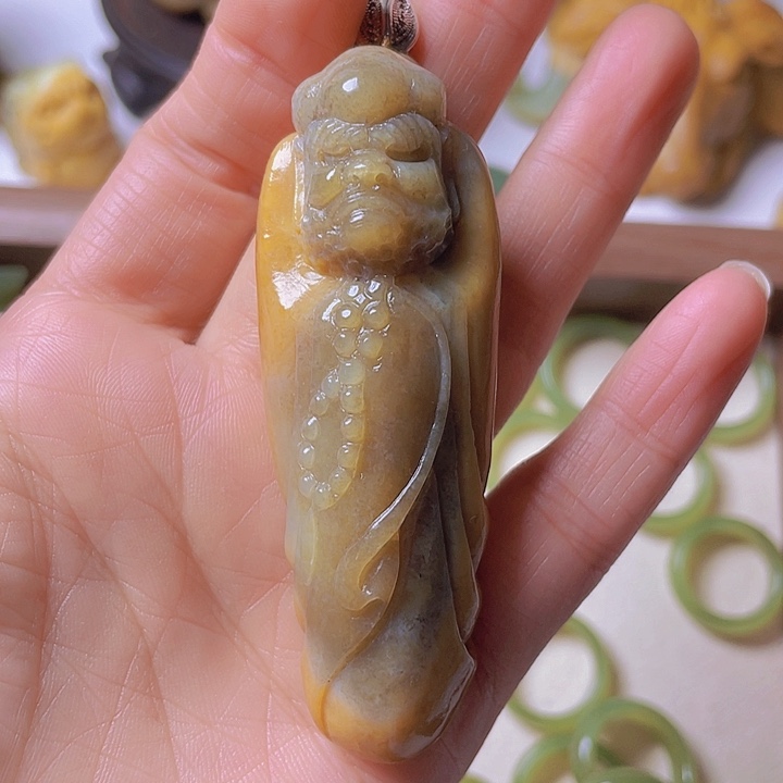 和田玉挂件未镶嵌巴**合