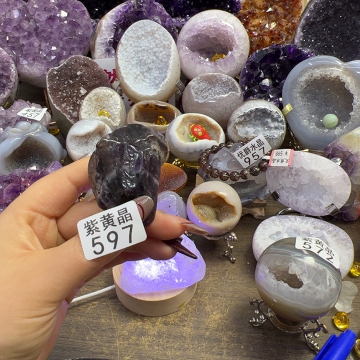 未镶嵌大型摆件（非配饰）紫晶597