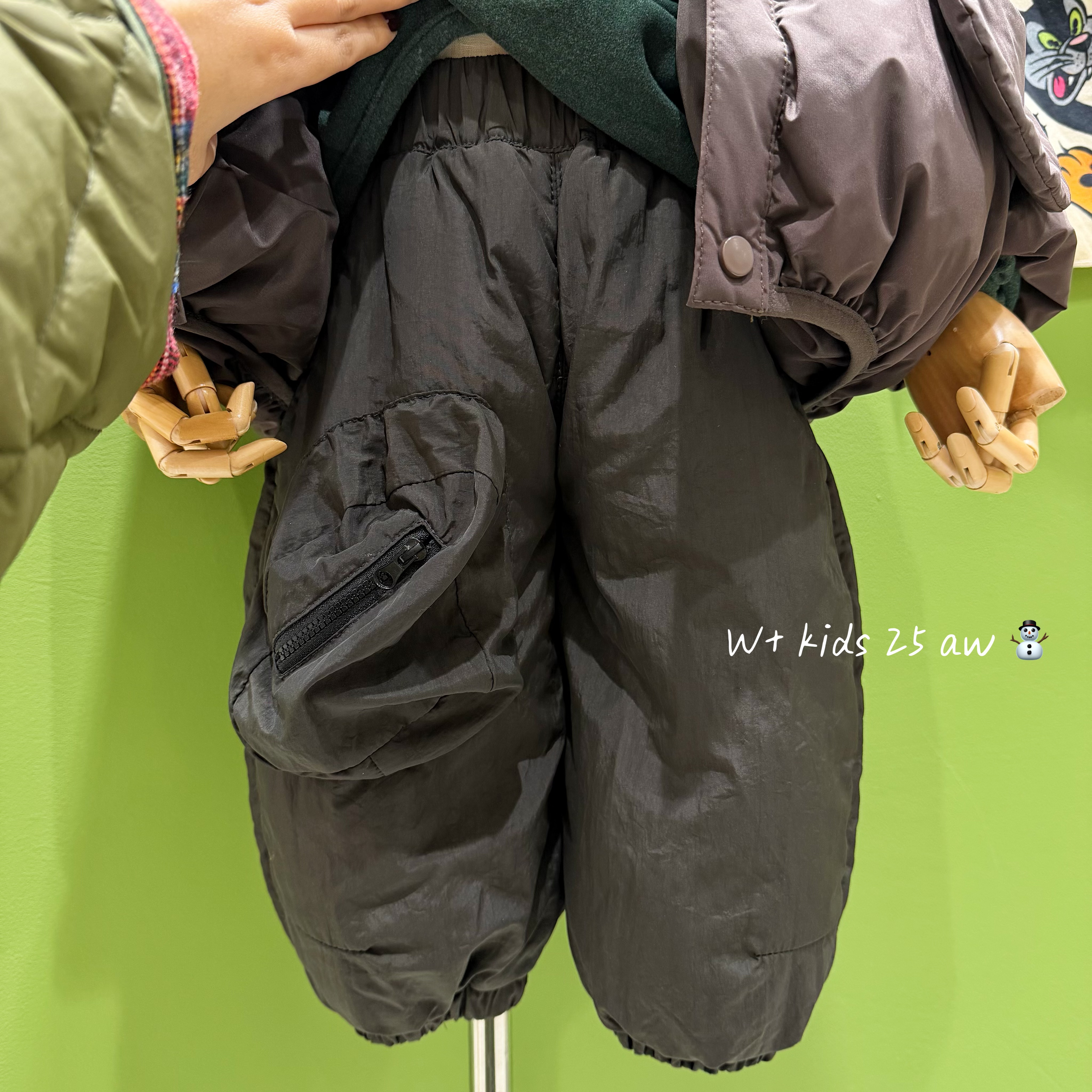 【W+韩系童装】冬款儿童韩版休闲收脚口百搭耐脏大棉裤 KZ65013