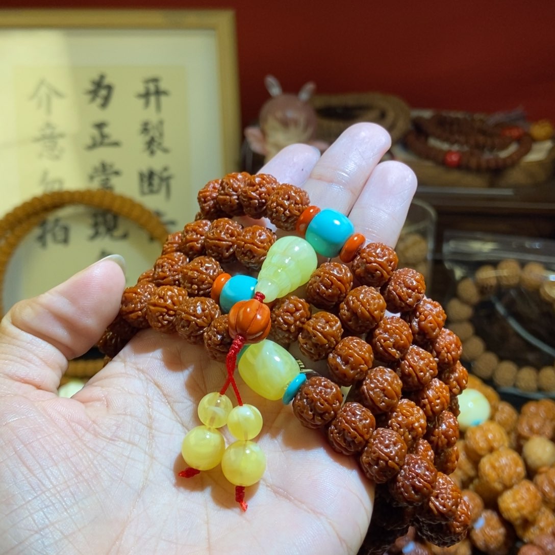 金刚菩提吊坠用****6126玉化108