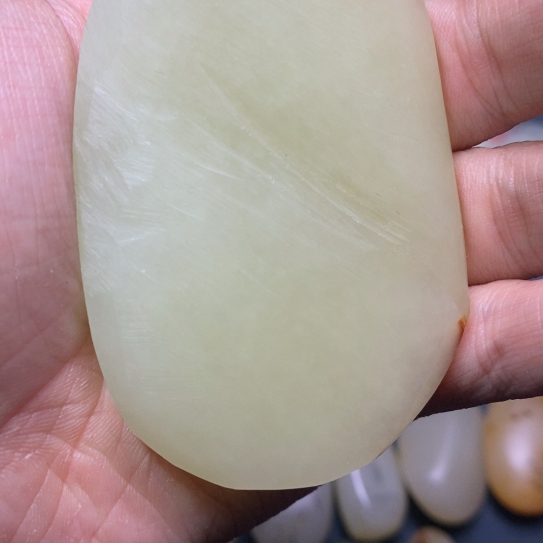 未镶嵌1定制和田玉心**水