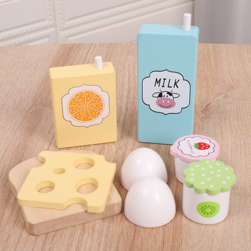 做饭玩具套装儿童5仿真过家家3女孩煮饭早点心切切乐牛奶鸡蛋