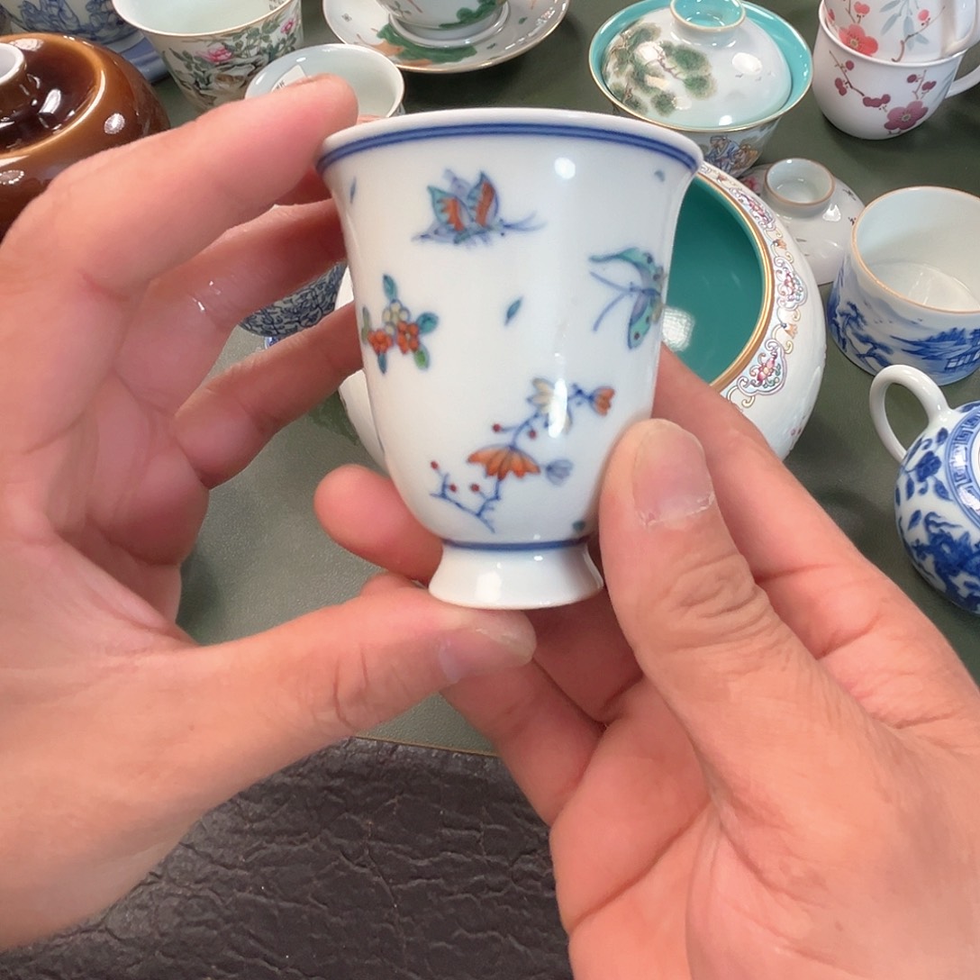 杯青花瓷器青花瓷器