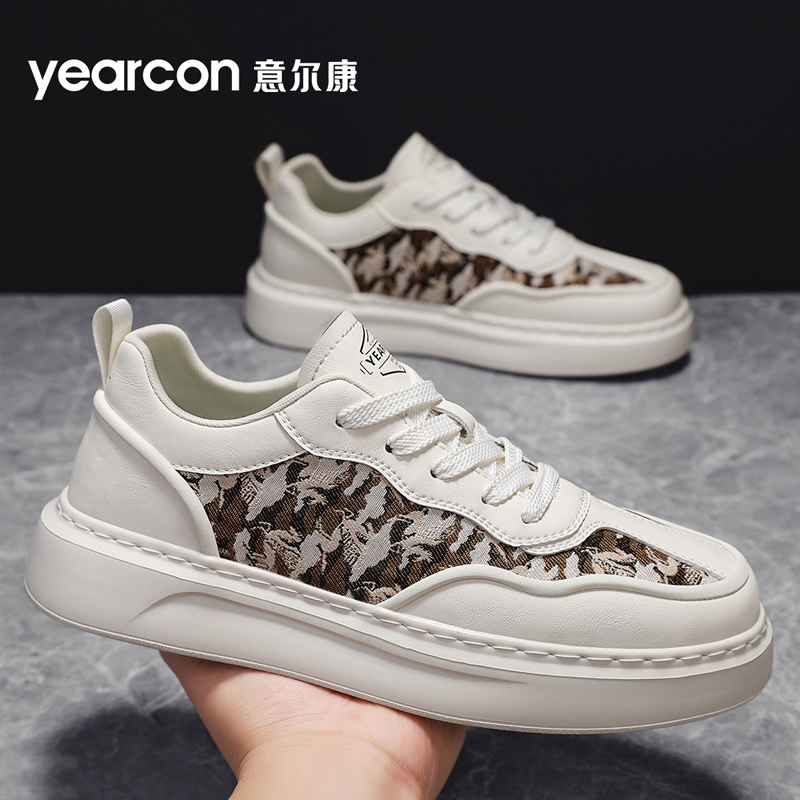 YEARCON/意尔康男鞋2025夏季新款运动跑步鞋男士百搭网面透气潮鞋