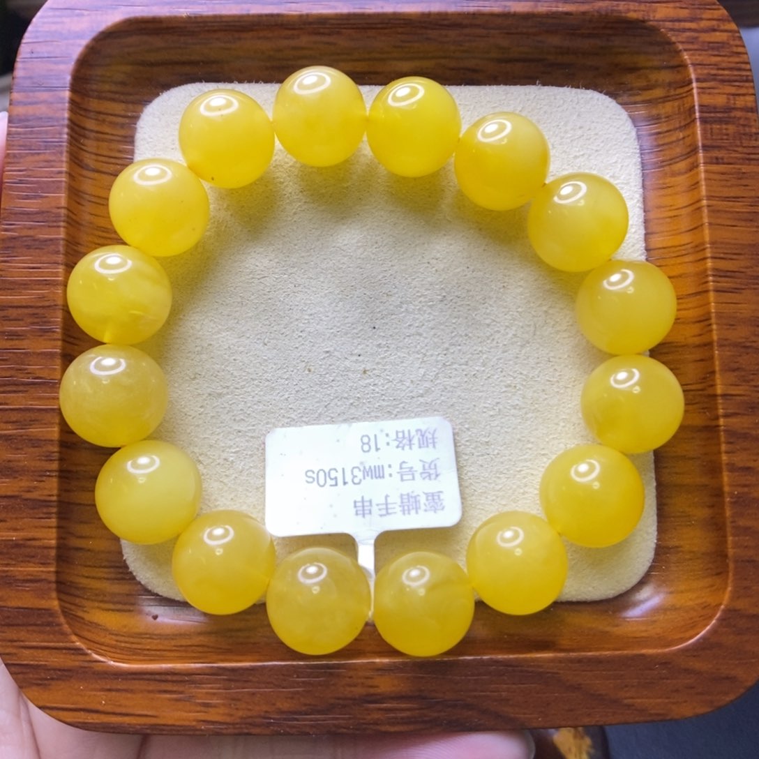 琥珀手链未镶嵌敏