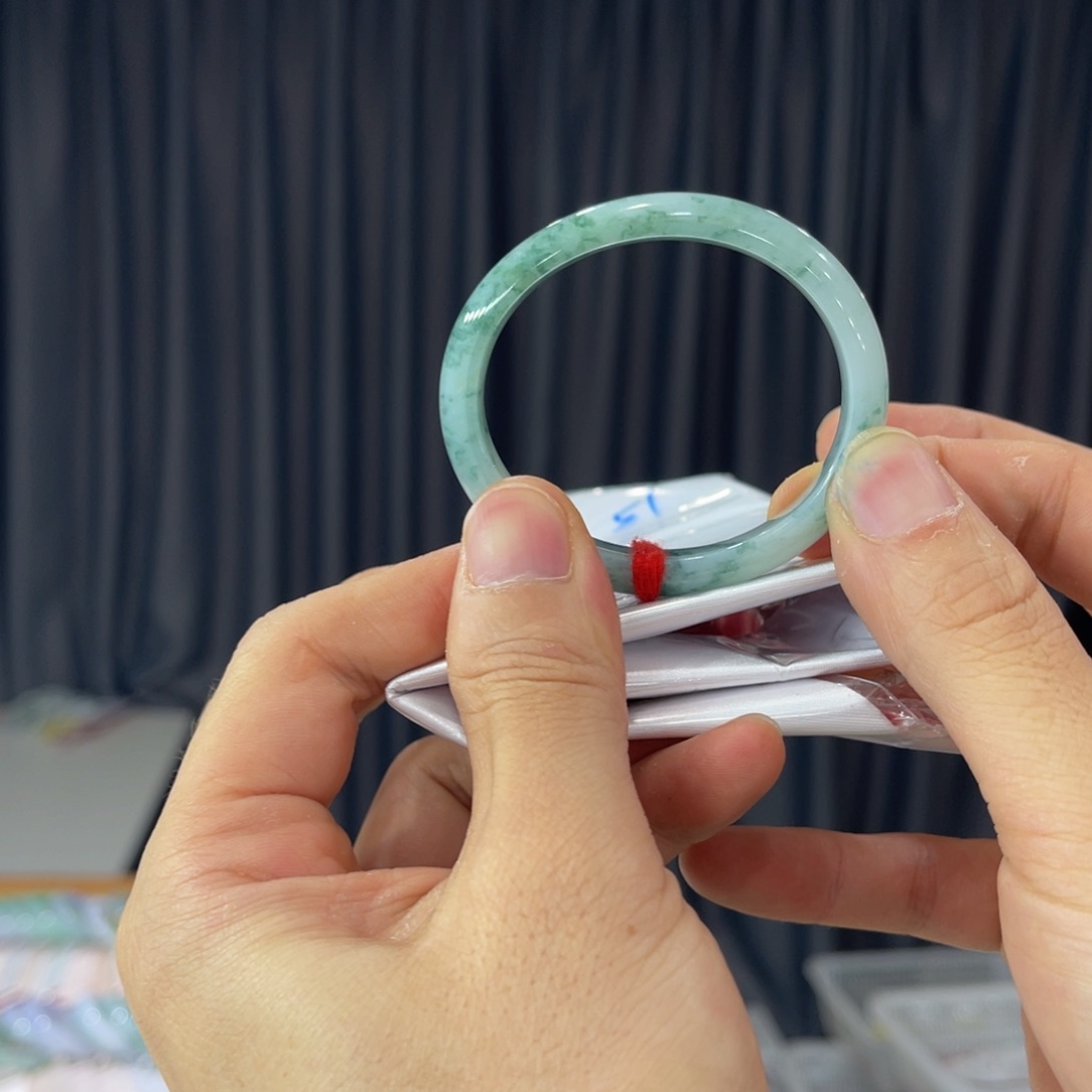 翡翠颈饰未镶嵌纯天然缅甸翡翠A货买断