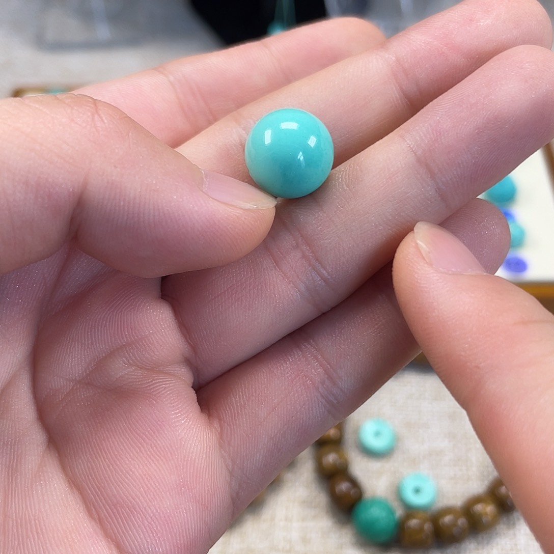 原生态湖北松配饰，直径12