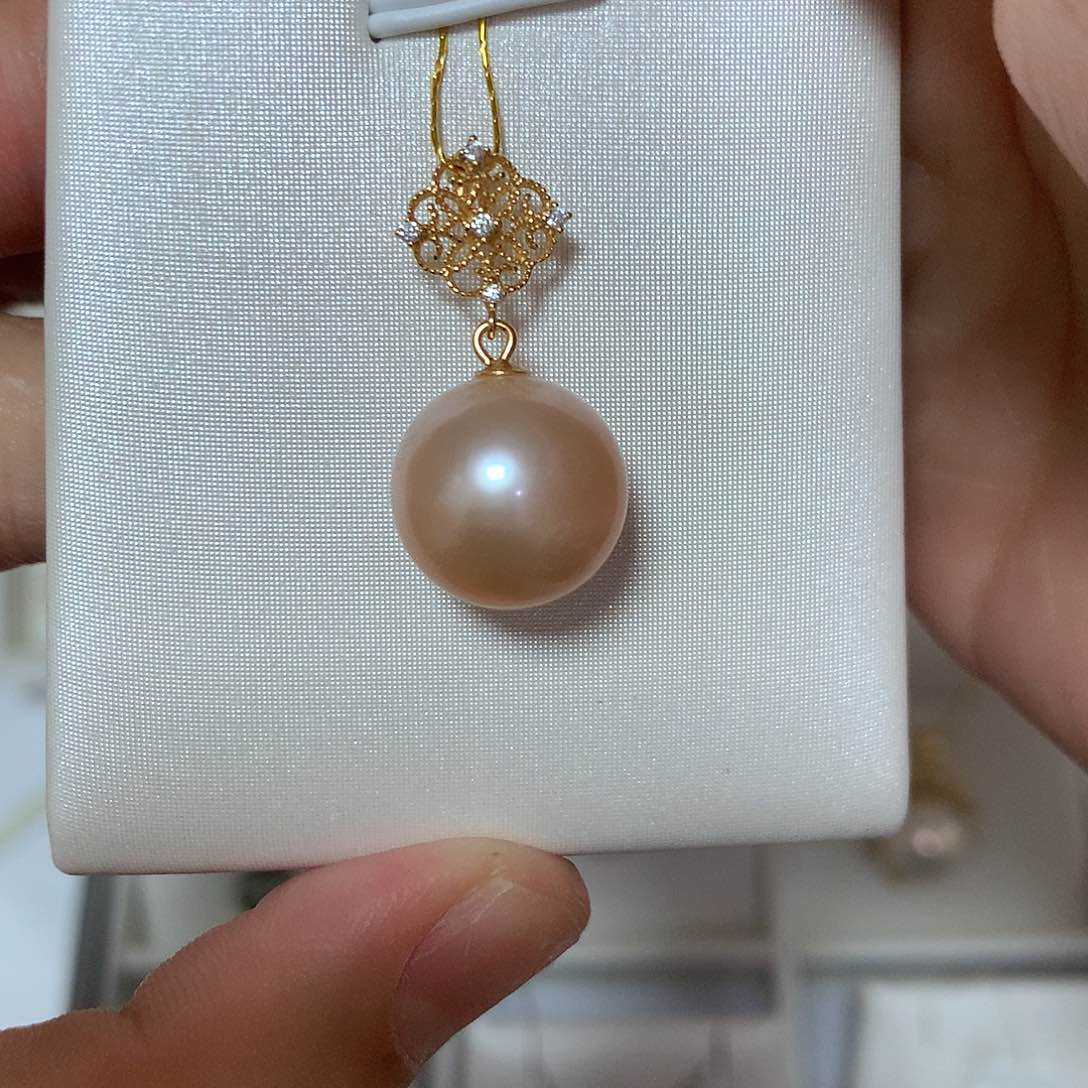 淡水珍珠颈饰银S925镶嵌❤***❤