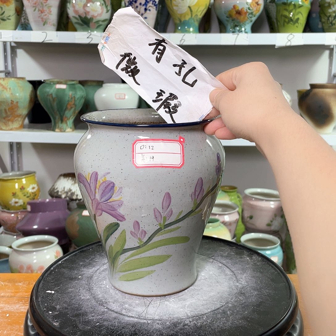 景德镇陶瓷花盆花器暇256