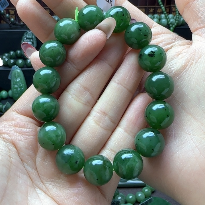 和田玉（碧玉）手串未镶嵌