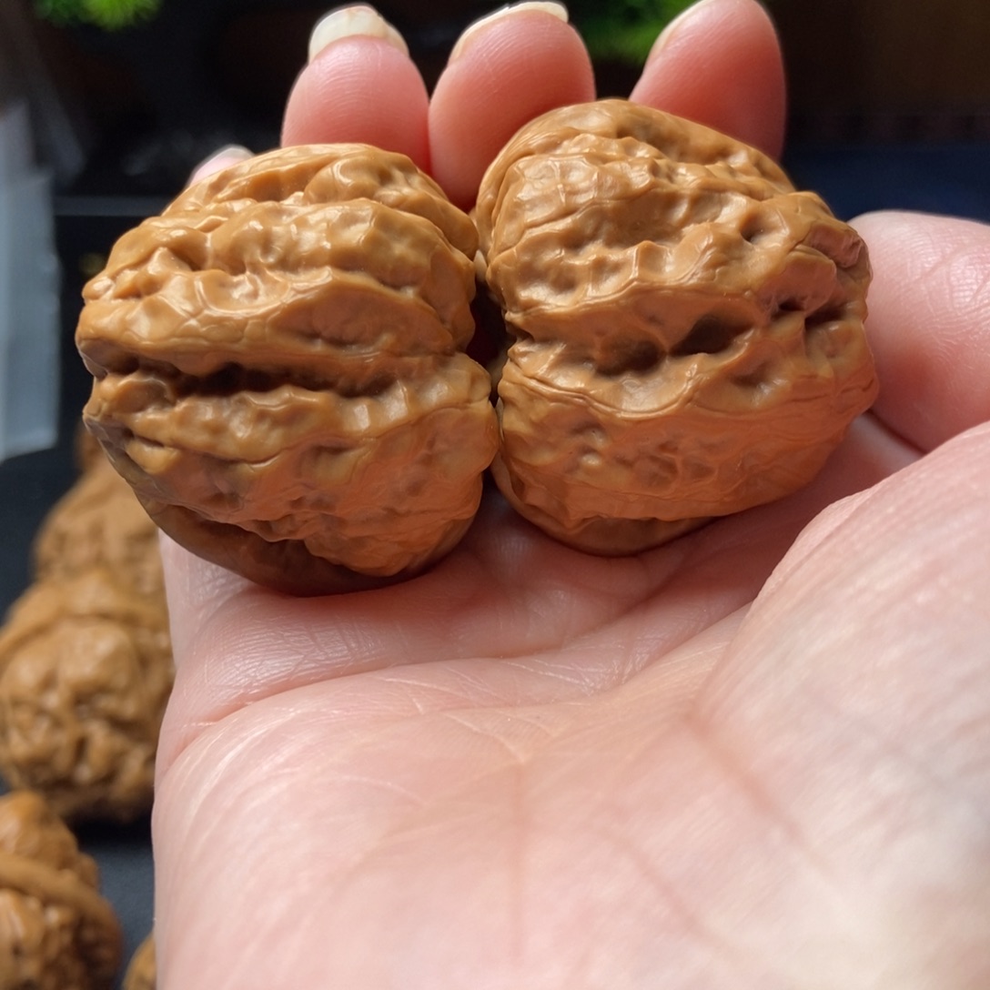 文玩核桃把件蛤蟆头38