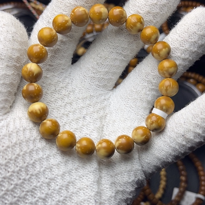 手串紫金鼠纯实心近纯肉毕业货圆珠半山水火焰纹10.2尺暴力归圆