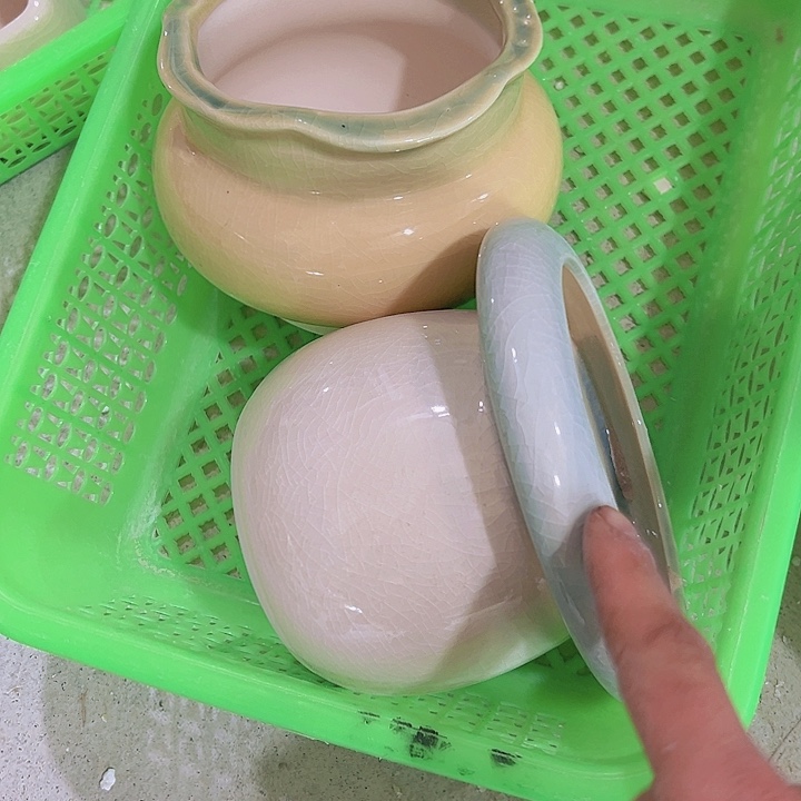 红陶陶瓷花盆当场满12包邮