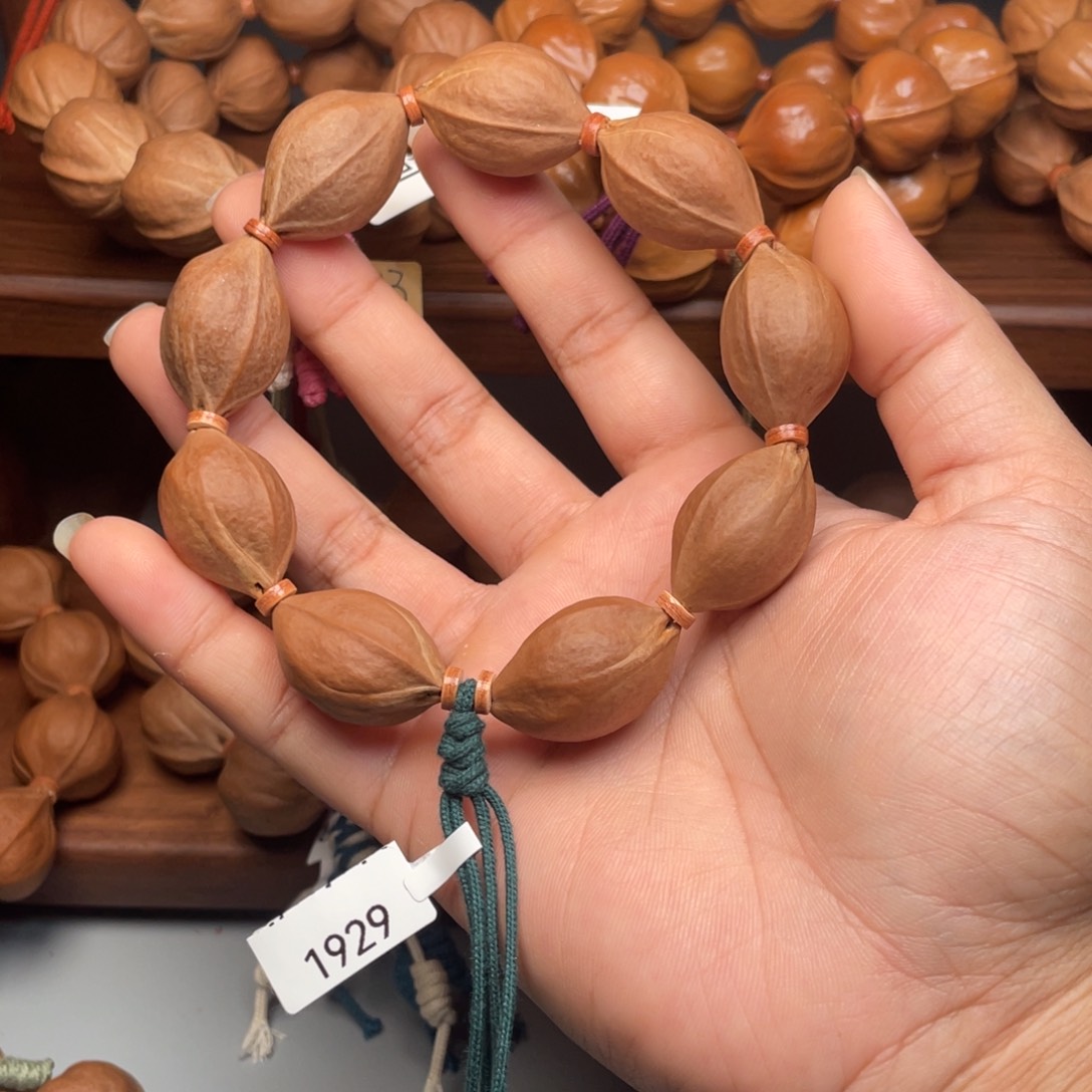 橄榄核手串/手链19鲨鱼背