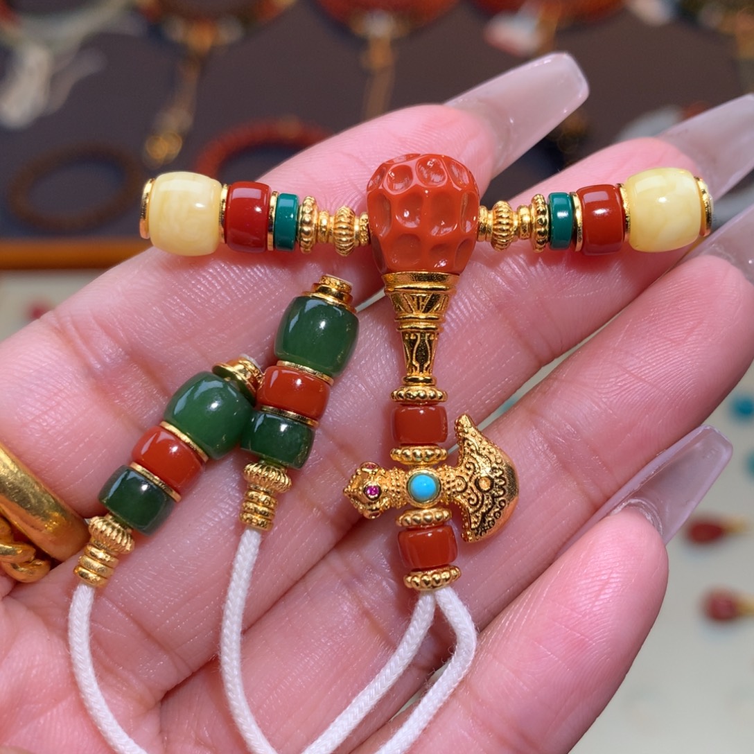 南红玛瑙未镶嵌颈饰