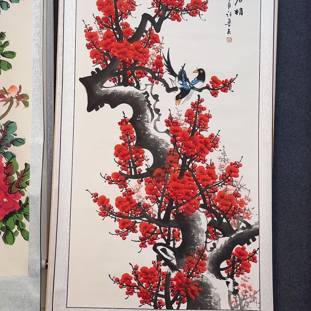纯手绘国画作品好看四尺