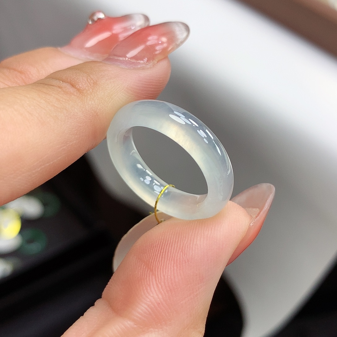 翡翠戒指未镶嵌15号