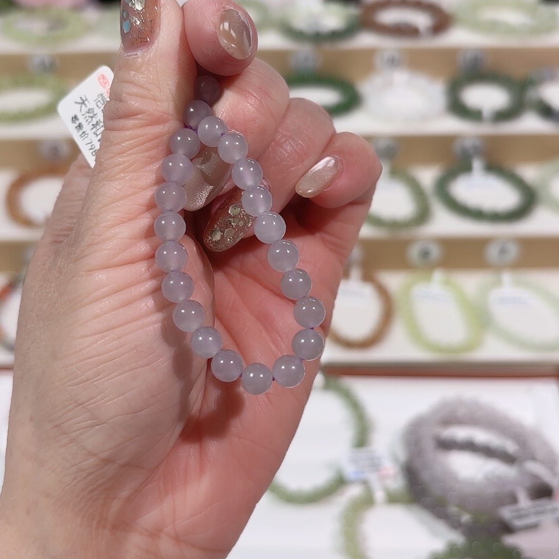 和田玉手链未镶嵌V