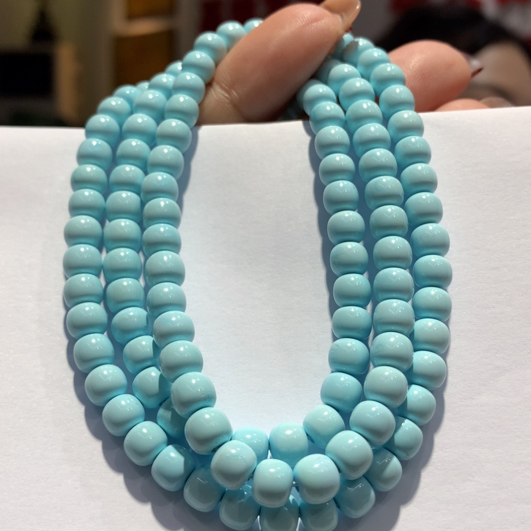 未镶嵌绿松石长链