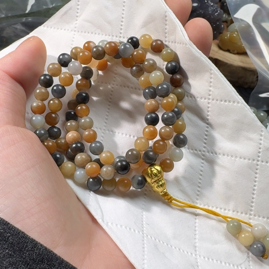 和田玉手串未镶嵌