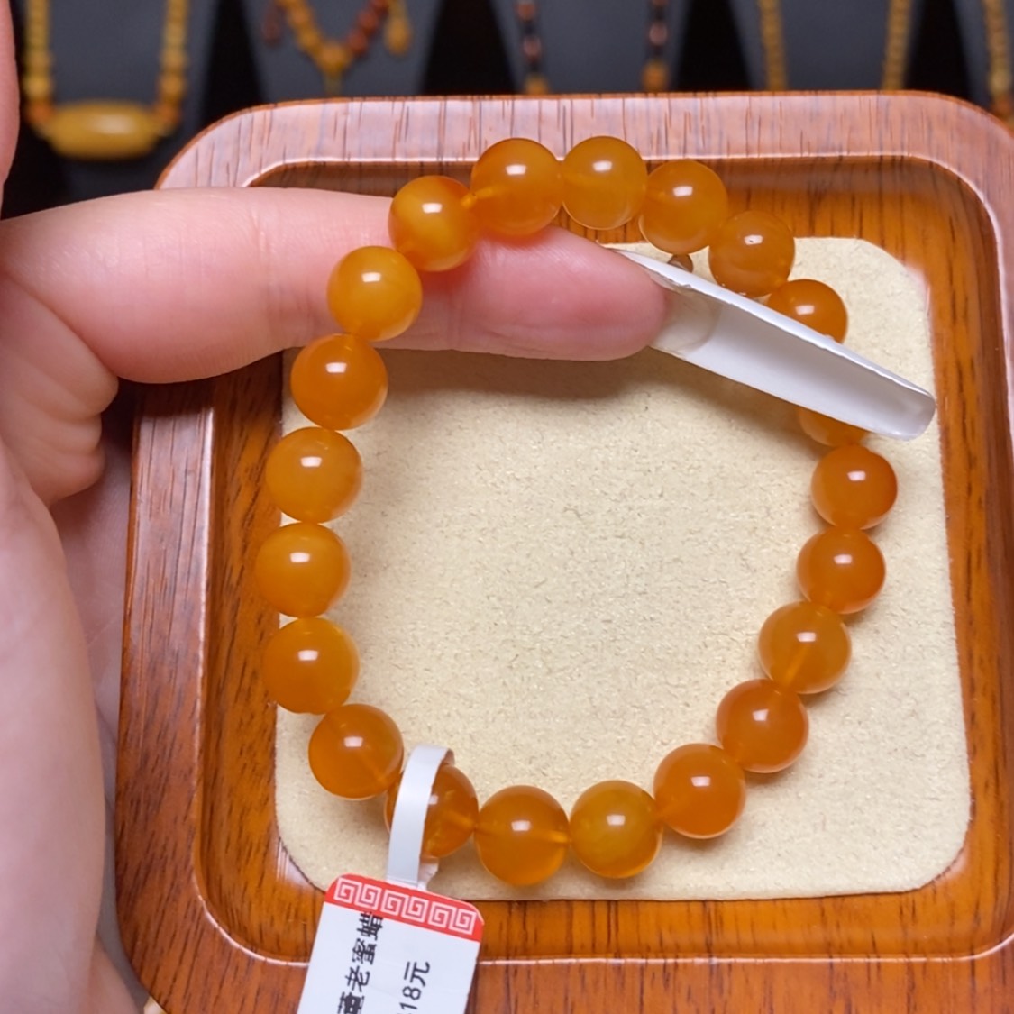 【闪购商品】未镶嵌蜜蜡手链手串